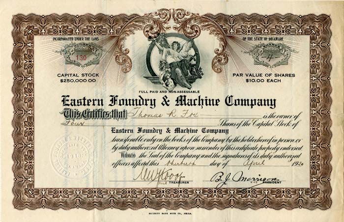 Eastern Foundry and Machine Co.